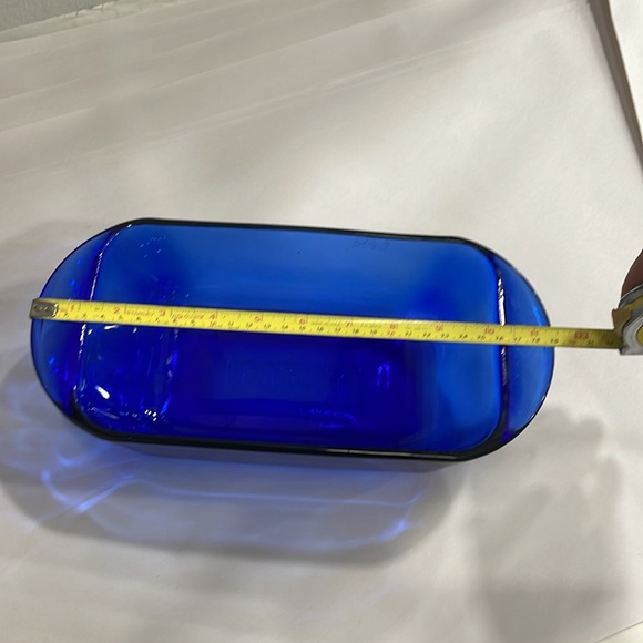 Pyrex Vintage Cobalt Blue 1.5 Qrt mid-century ovenware bakeware - Picture 5 of 8